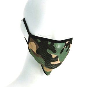 5 PCS. FASHION FABRIC FACE SPANDEX MASK - ARMY
